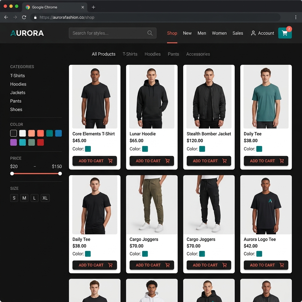 E-Commerce Web Store