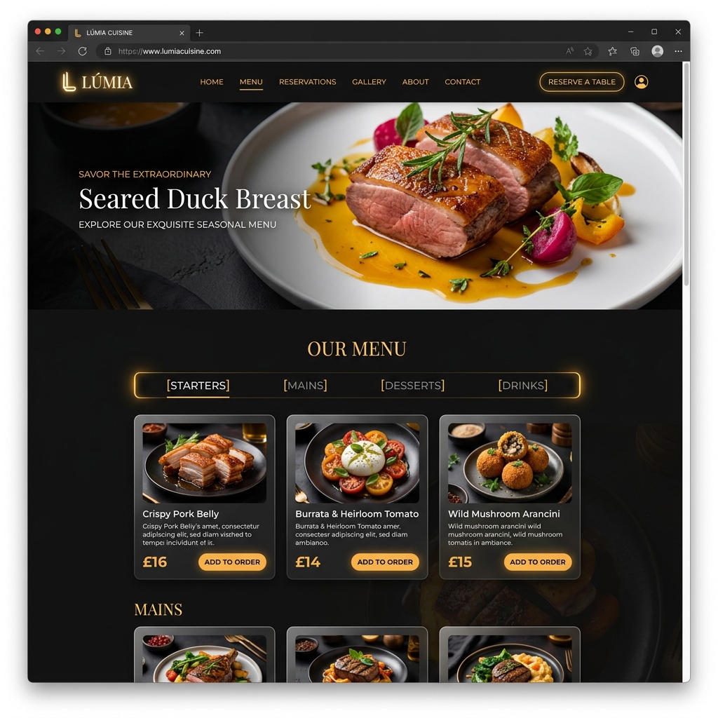 Restaurant Website