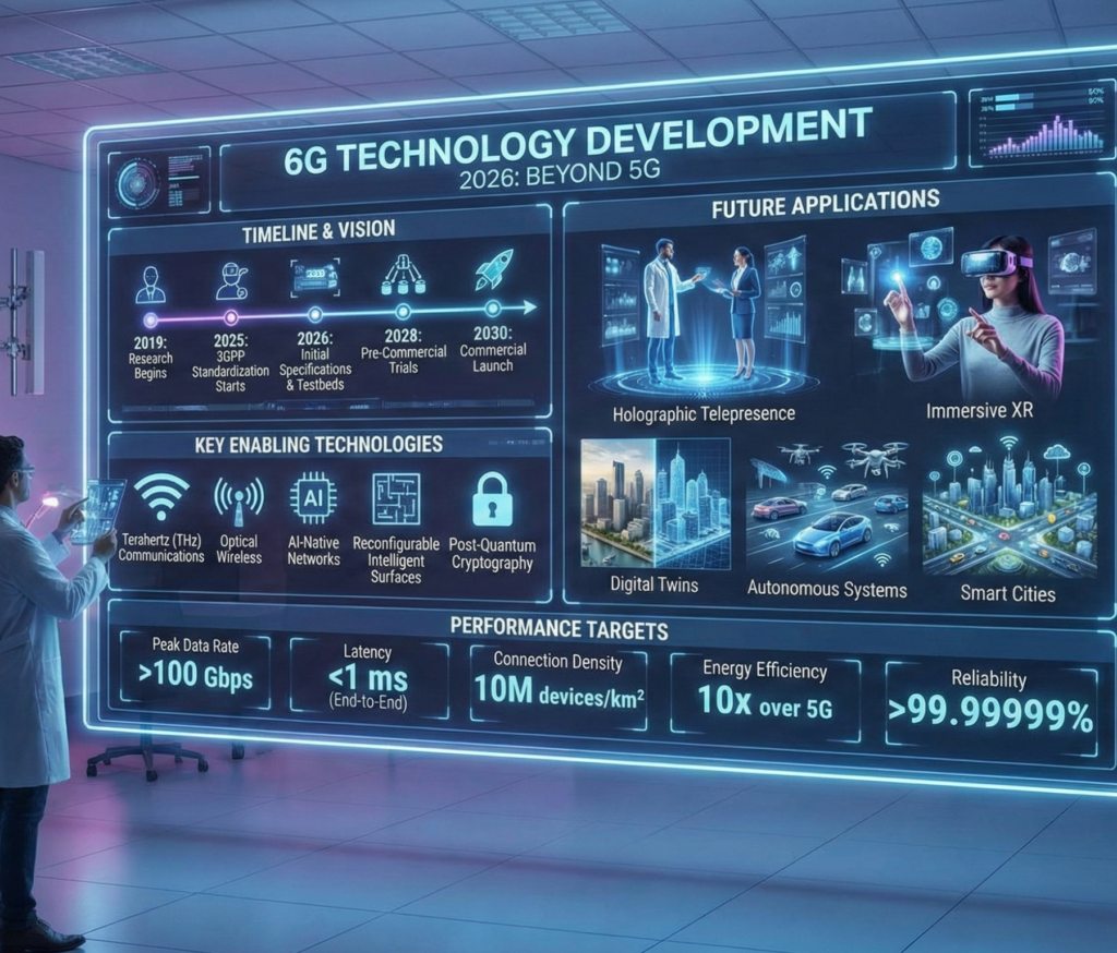 6G Technology Development 2026: What to Expect After 5G