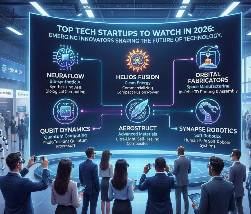 Top Tech Startups to Watch in 2026: Emerging Innovators Shaping the Future of Technology